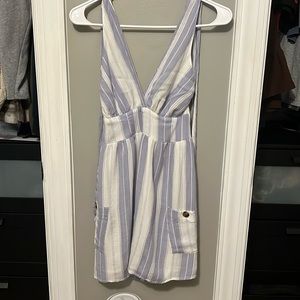 Purple striped American eagle dress-size xxs